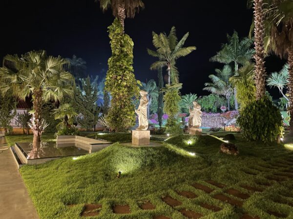 Jardim de estátuas e Palmeiras Amorim Garden Eventos